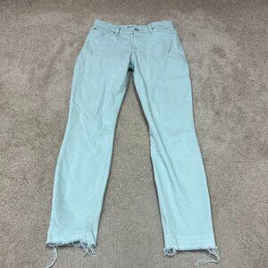 7 For All Mankind Jegging Green Women's Size 25 Pockets